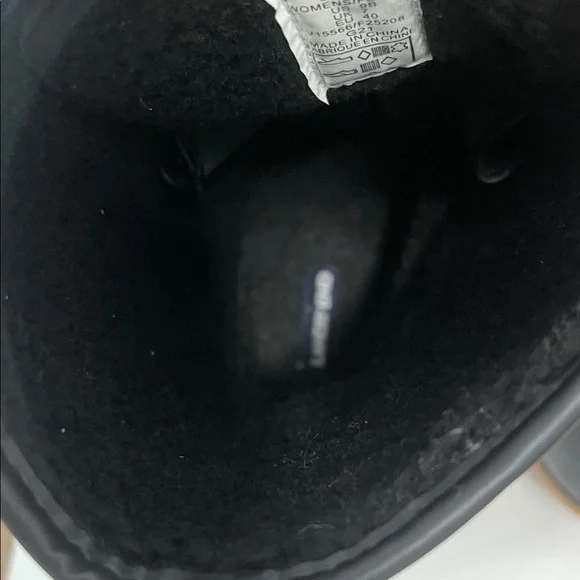 Lands End Leopard Print Lace-Up Lined Duck Boots Size 9 EUC - Picture 7 of 9